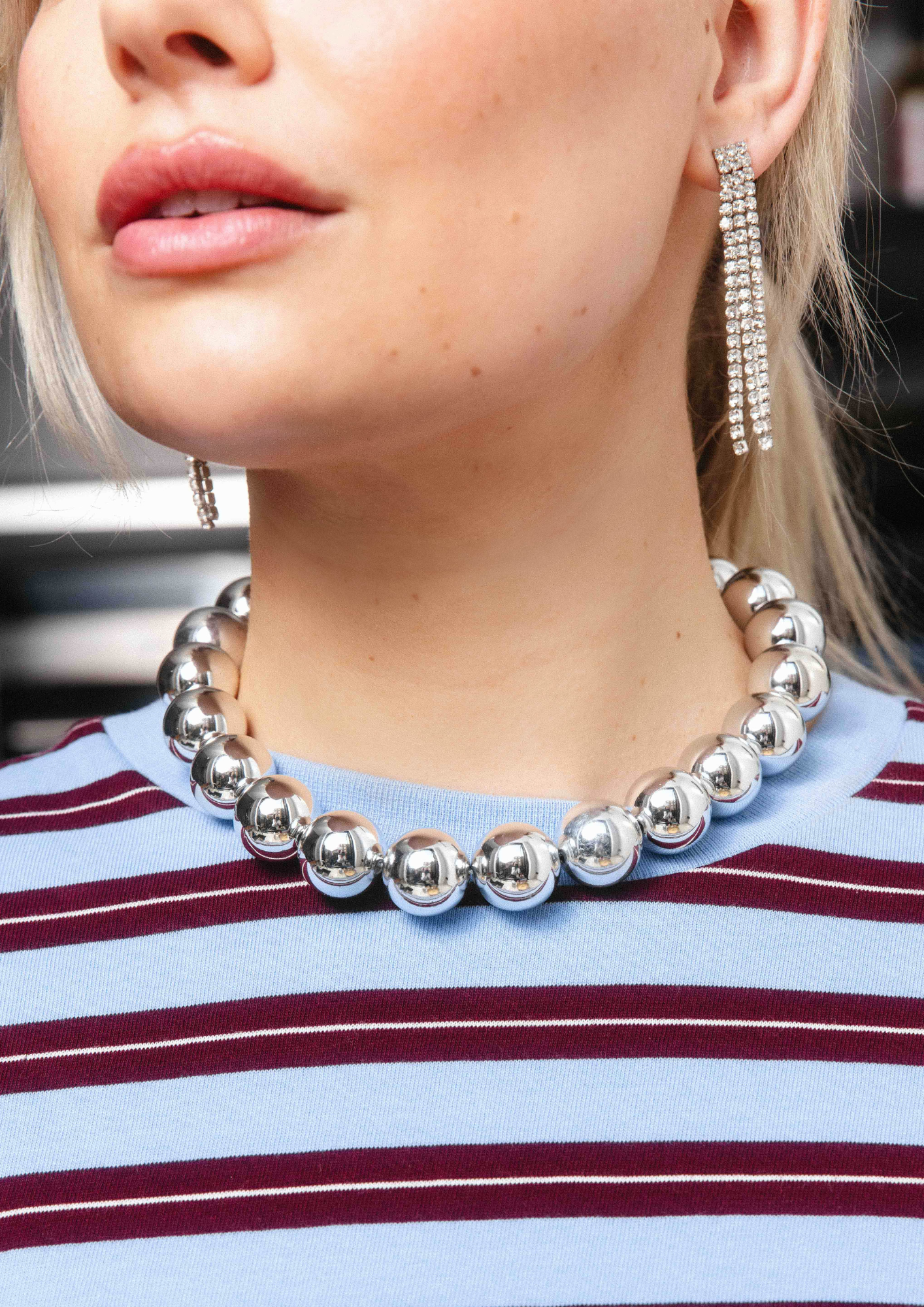 Midnight Silver Necklace