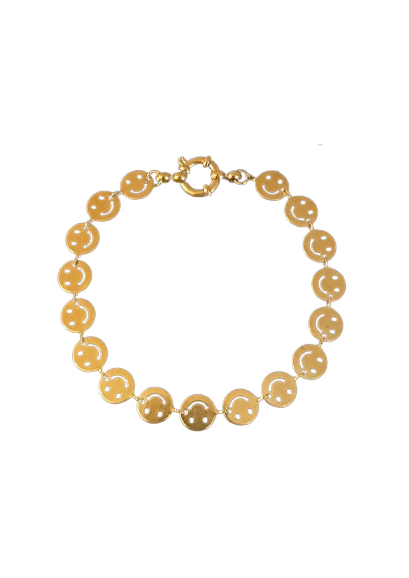 Smiley Gold Bracelet