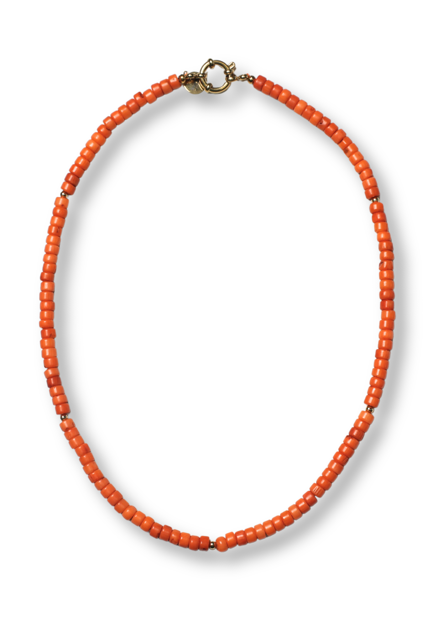 Tommy Gold Orange Necklace