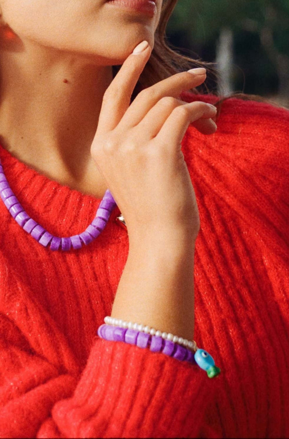 Phil amethyst bracelet