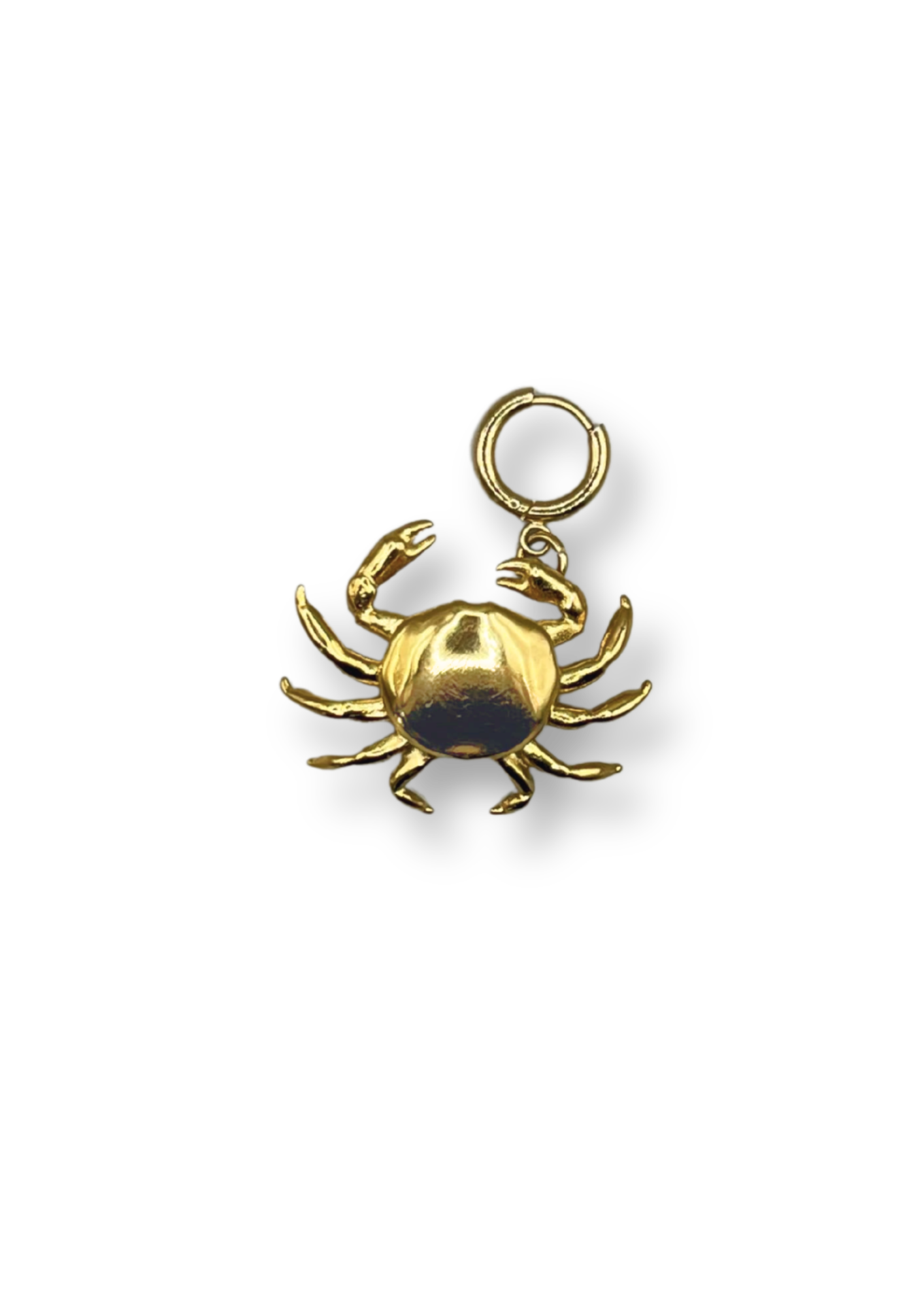 Crab Gold Pendant