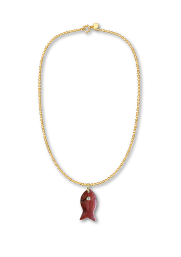 Fish Gold Necklace
