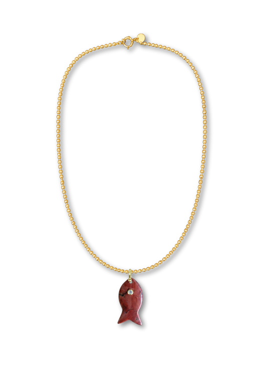 Fish Gold Necklace
