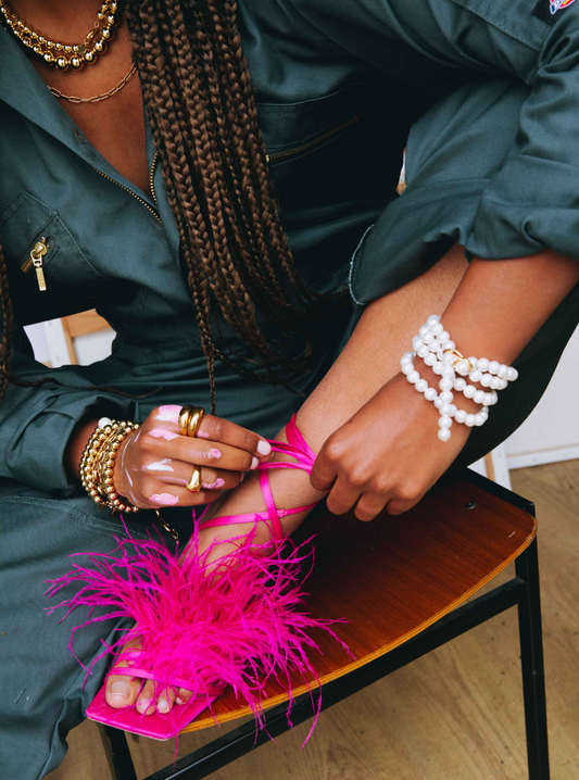 Discoball Gold Bracelet