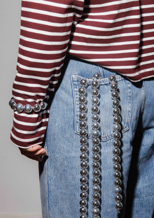 Midnight Silver Bracelet