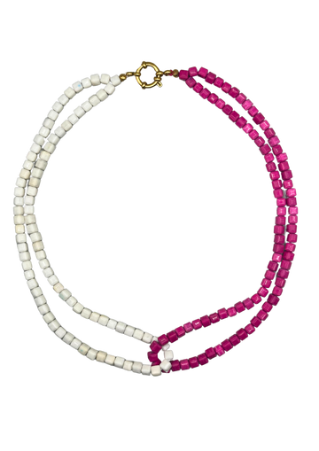 Double Pink Necklace