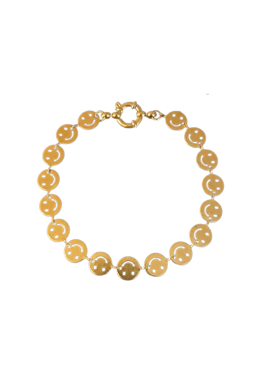 Smiley Gold Bracelet