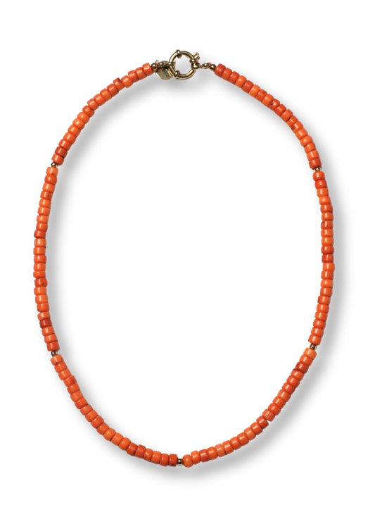 Tommy Gold Orange Necklace