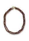 Moos Dubbele Bruine Ketting
