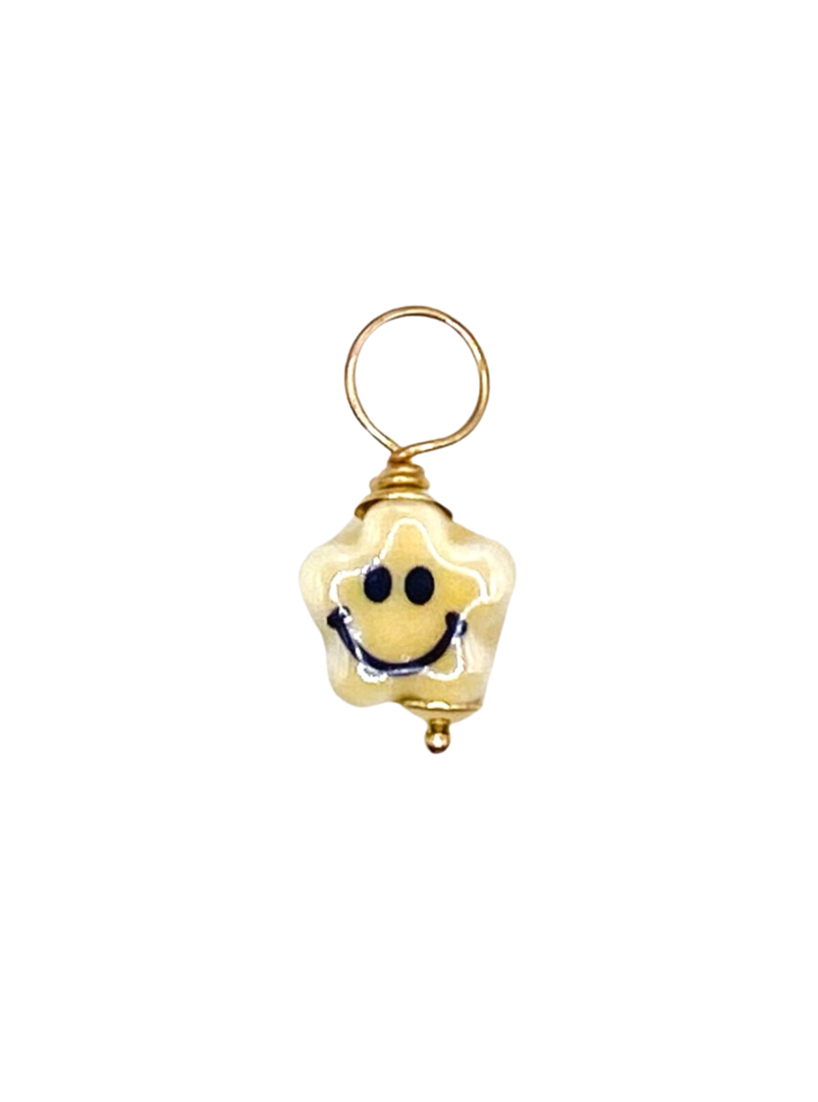 Cloud Smiley ~ Heart Pendant