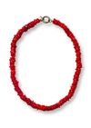 Feuersteinrote Halskette