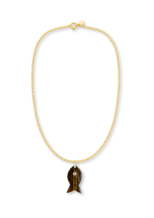 Fish Gold Necklace