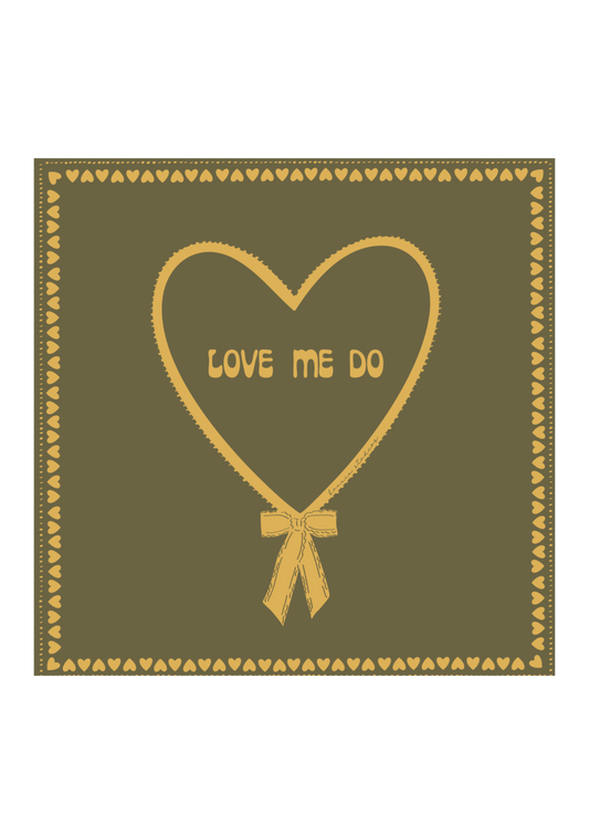 LOVE ME DO Scarf