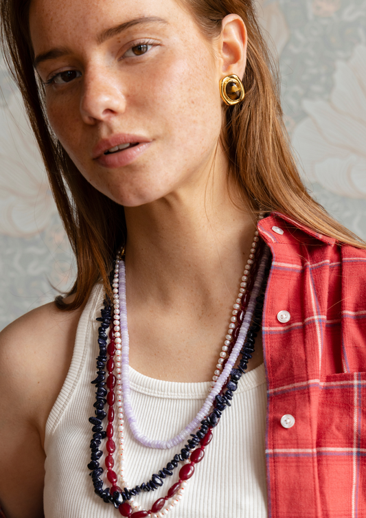 Fall Gold Earring