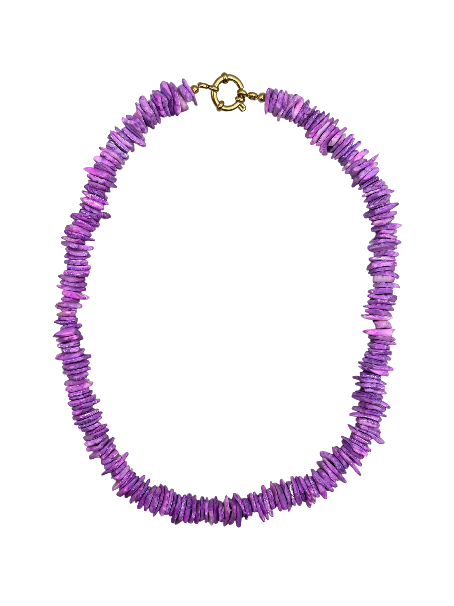 Purple Shell Necklace