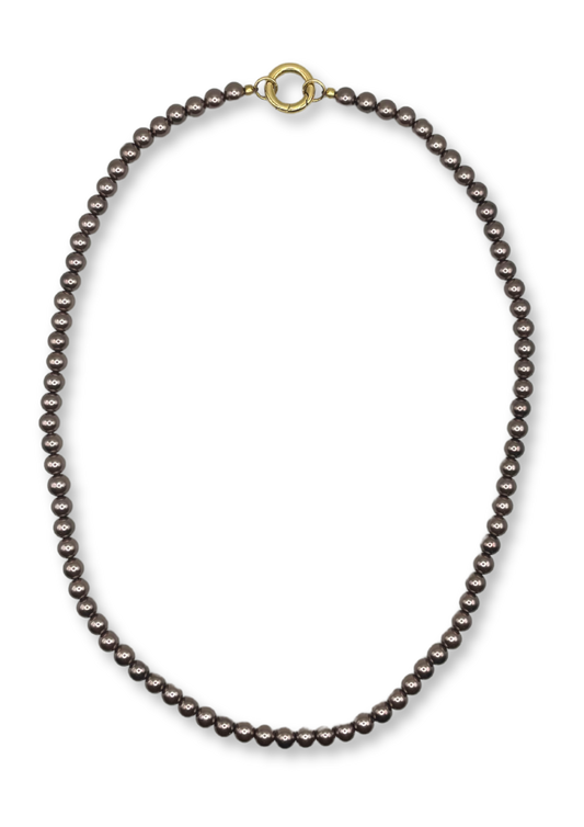 Brown Pearl Necklace