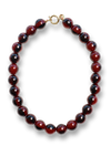 Wilma Burgundy Marble Necklace