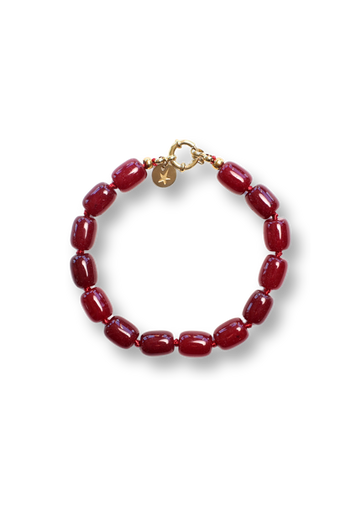 Phil Burgundy Bracelet