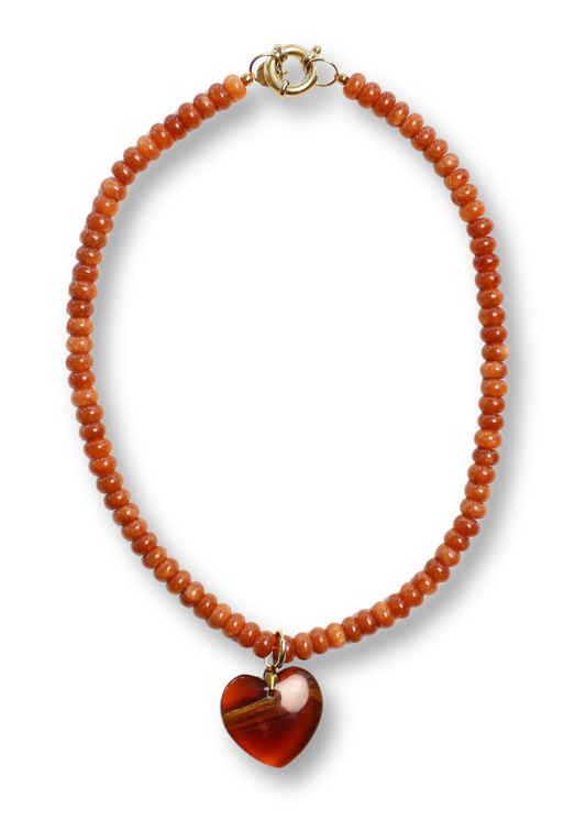 Camel Heart Necklace