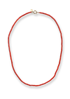 Tommy Coral Orange Long Necklace