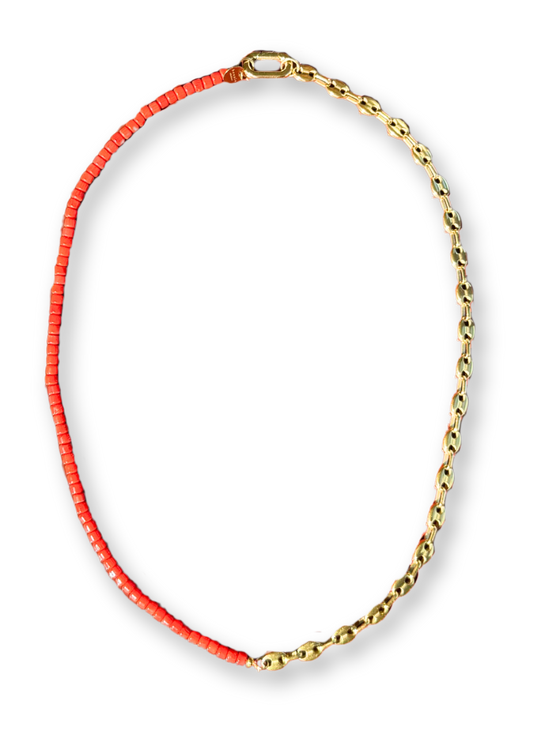 Moos Red Gold Necklace