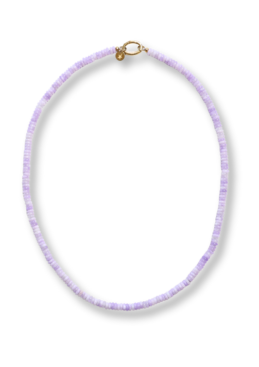 Roger Lavender Long Necklace
