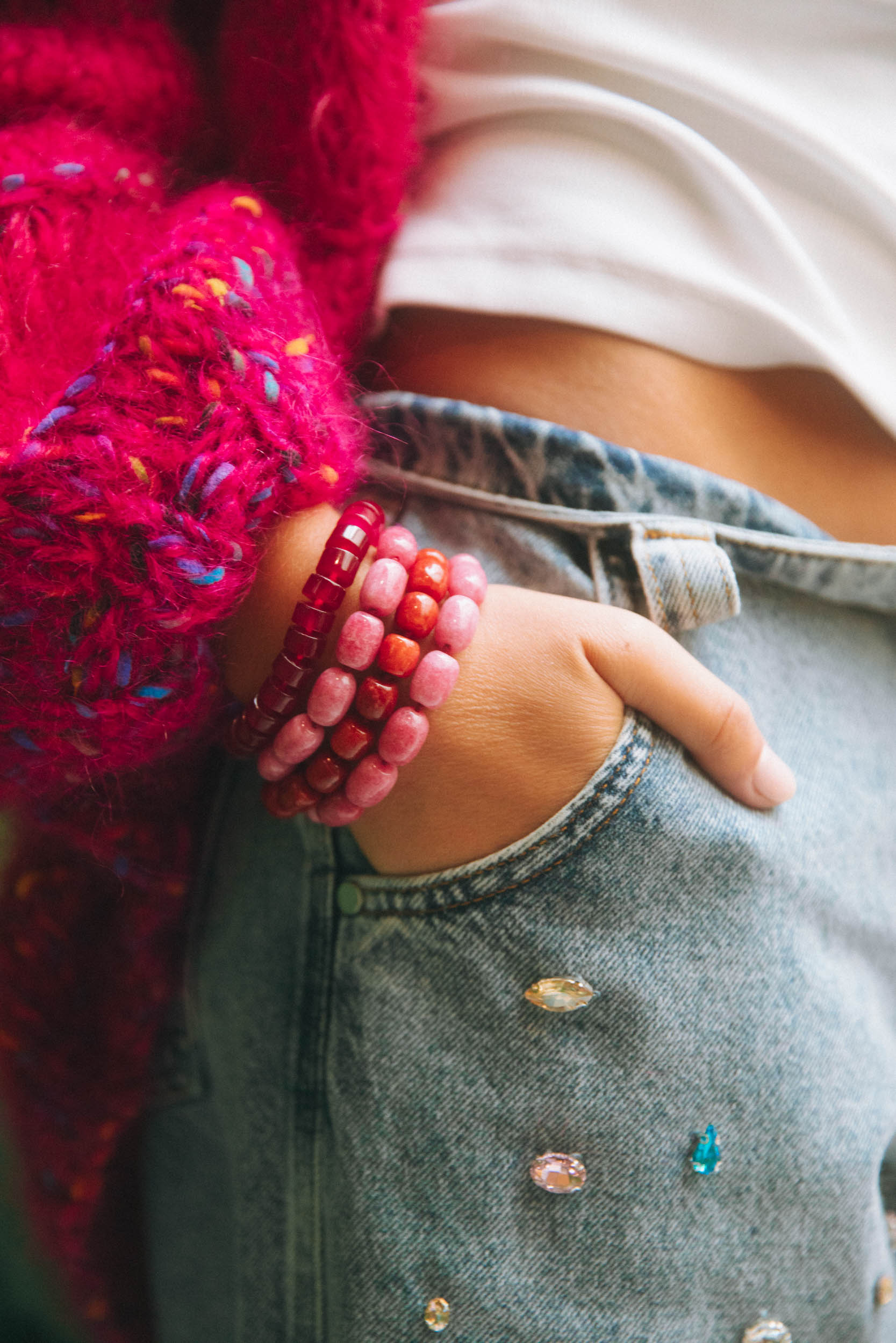 Phil Burgundy Bracelet