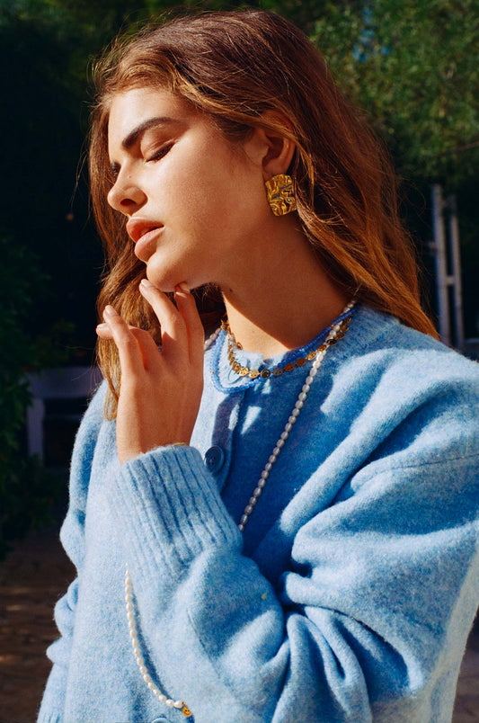 Smiley Gold Necklace