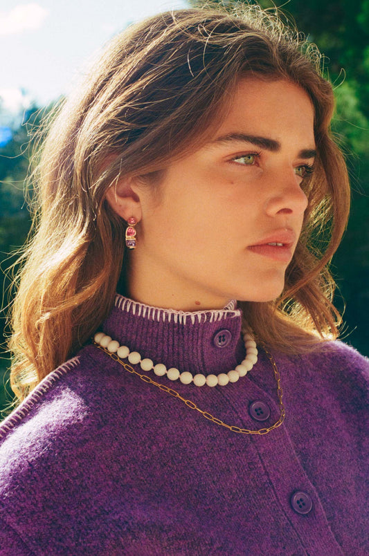 Boyfriend Necklace ~ 14K gold plated stainless steel