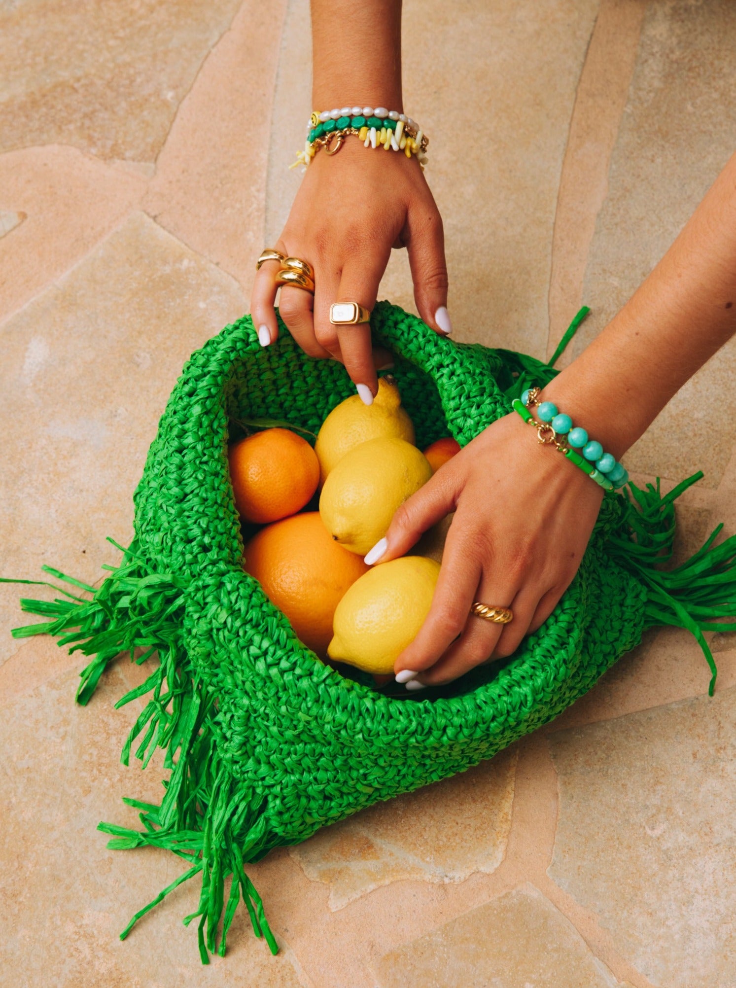 Mickey Green mix Bracelet