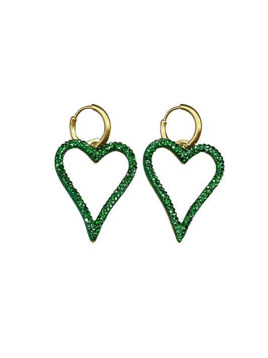 Love Green Earring