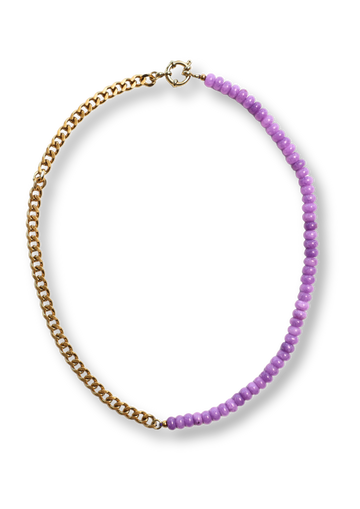 Luc Purple Gold Necklace