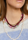 Phil Burgundy Necklace