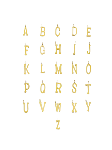 Alphabet Gold letter