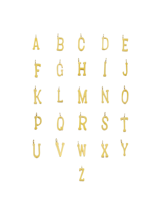 Alphabet Gold letter