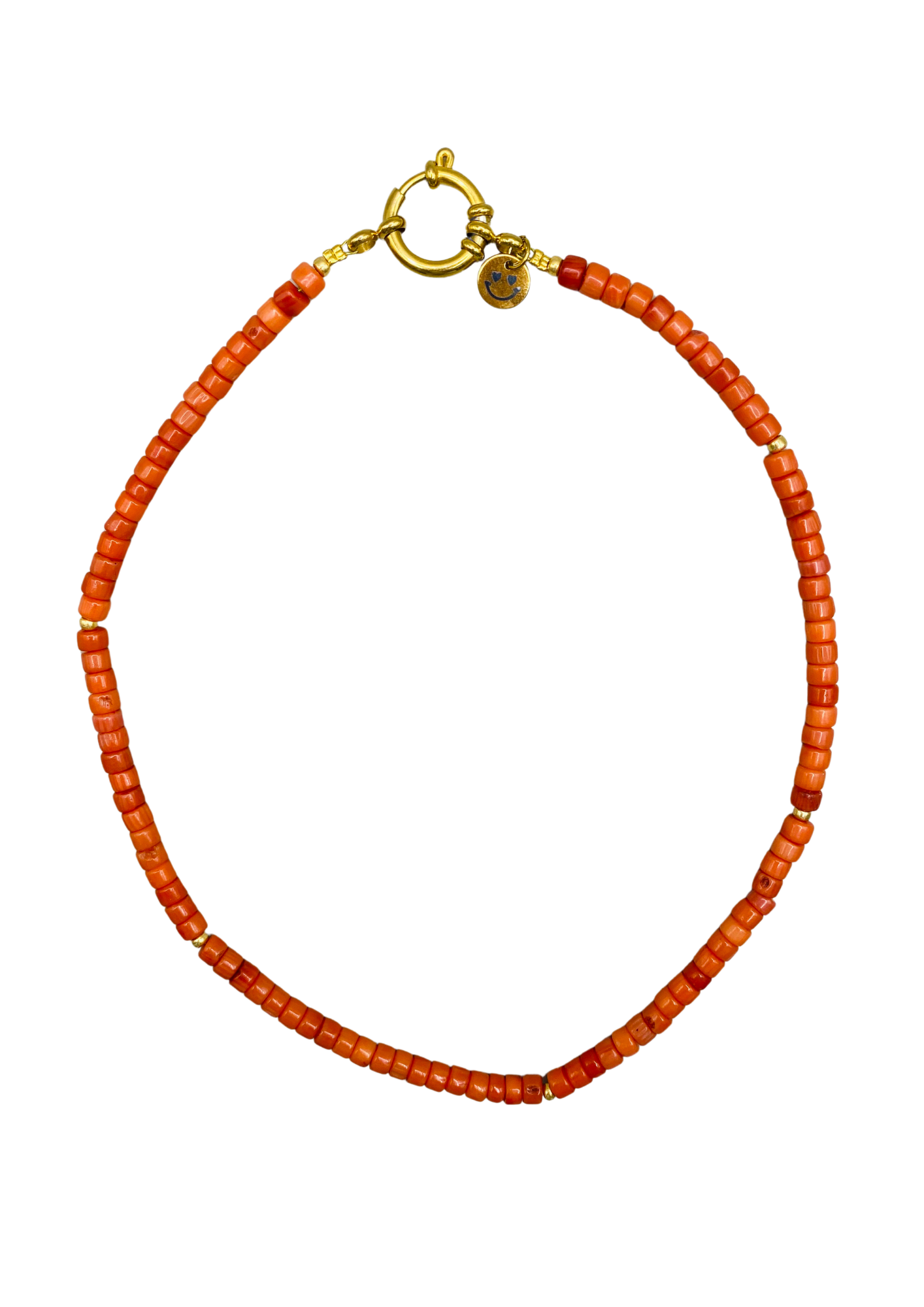 Tommy Gold Orange Necklace