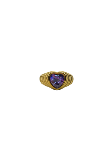 Purple Heart Ring