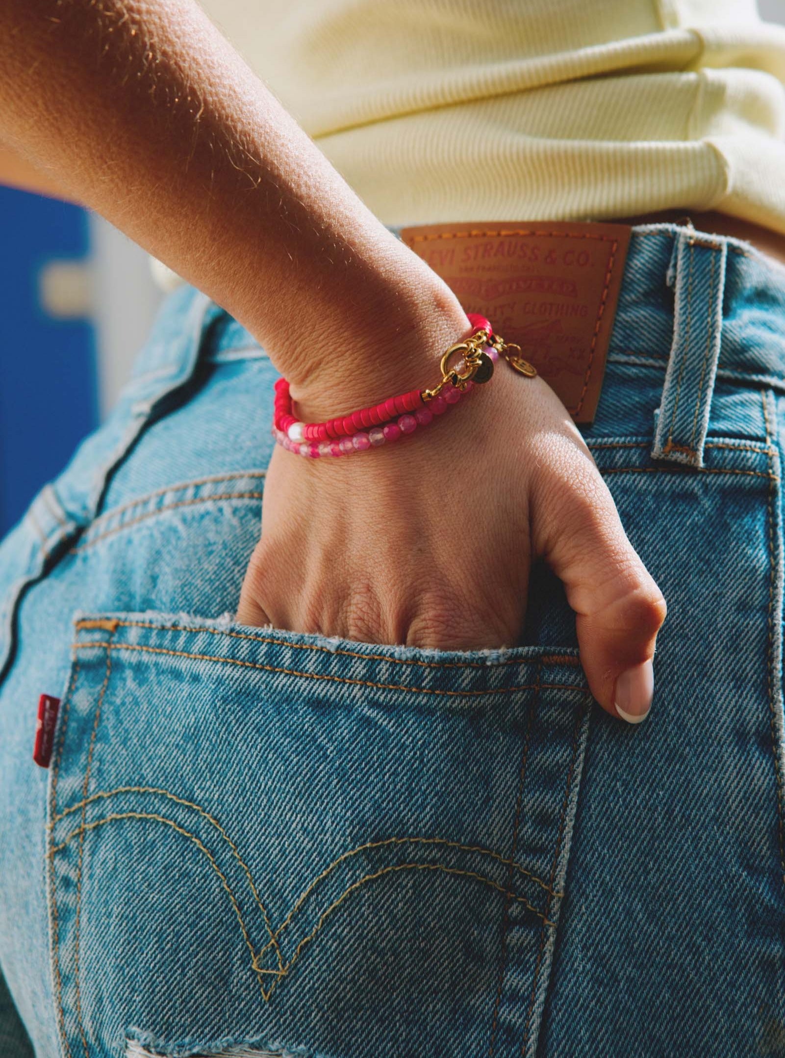 Bonnie Studios Roger Pink Bracelet Bracelet Pink