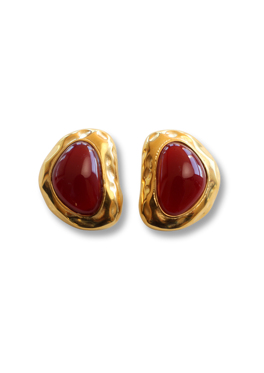 Royal Red Earring