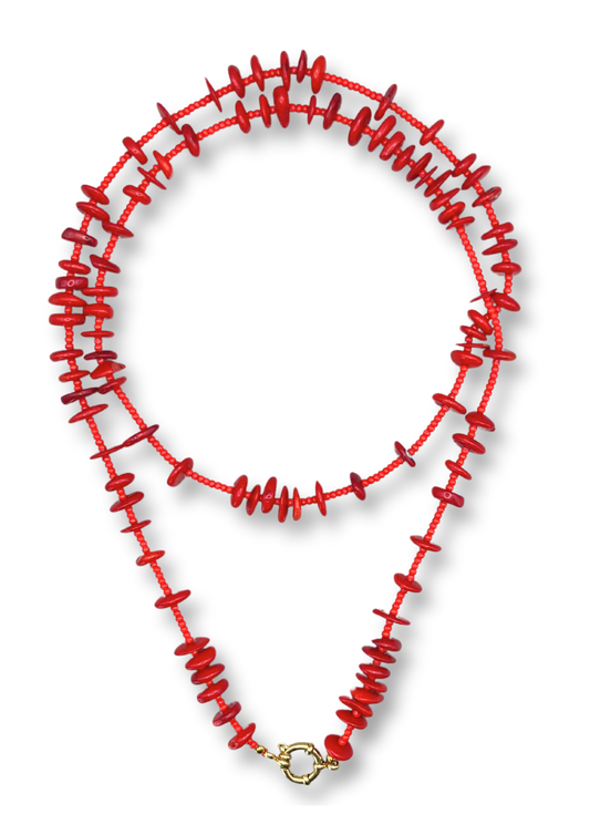 Beads Coral Necklace