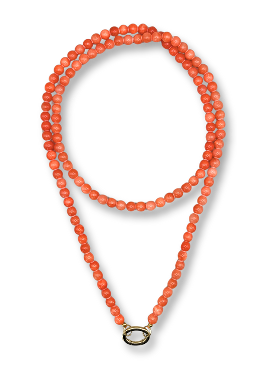Noah Peach Necklace