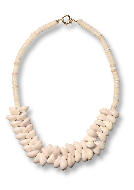 Luc White Shell Necklace