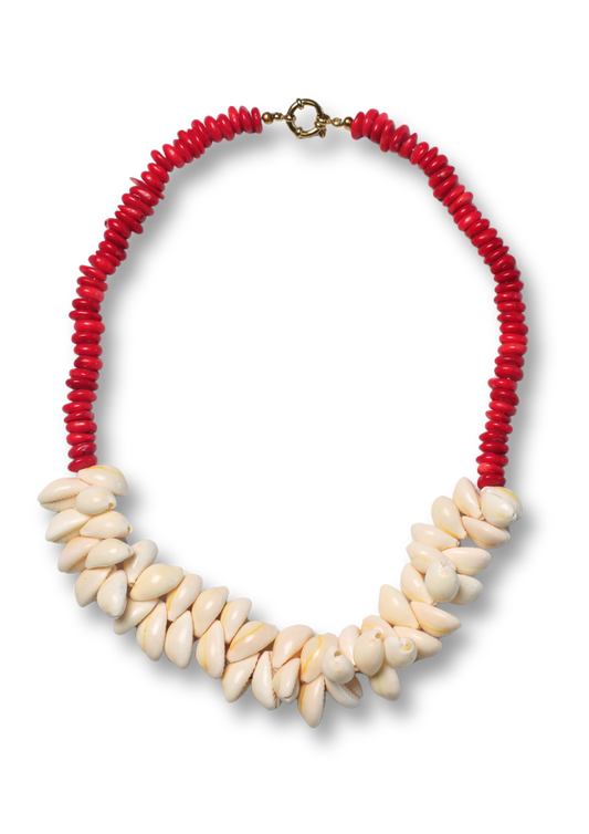 Luc Red Shell Necklace