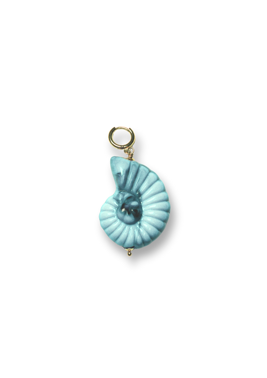 Blue Shell Small Pendant