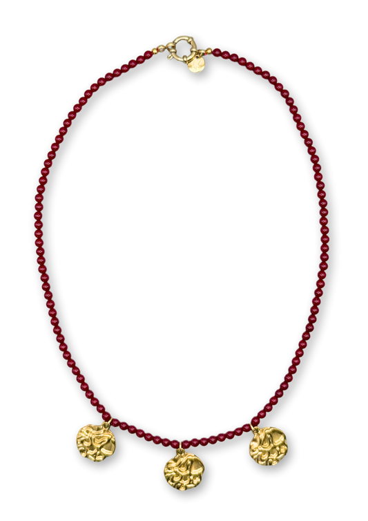 Burgundy Queen Necklace