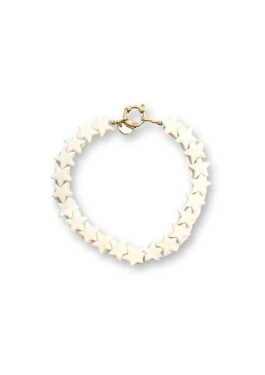 Sternweißes Armband